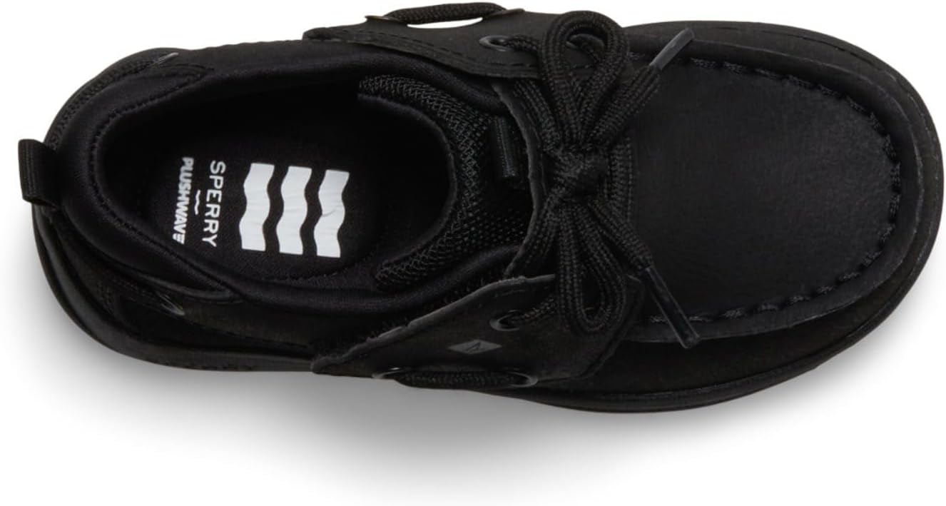 Детские туфли Sperry Fairwater Plushwave JrBoat Shoe, черный — фото 3