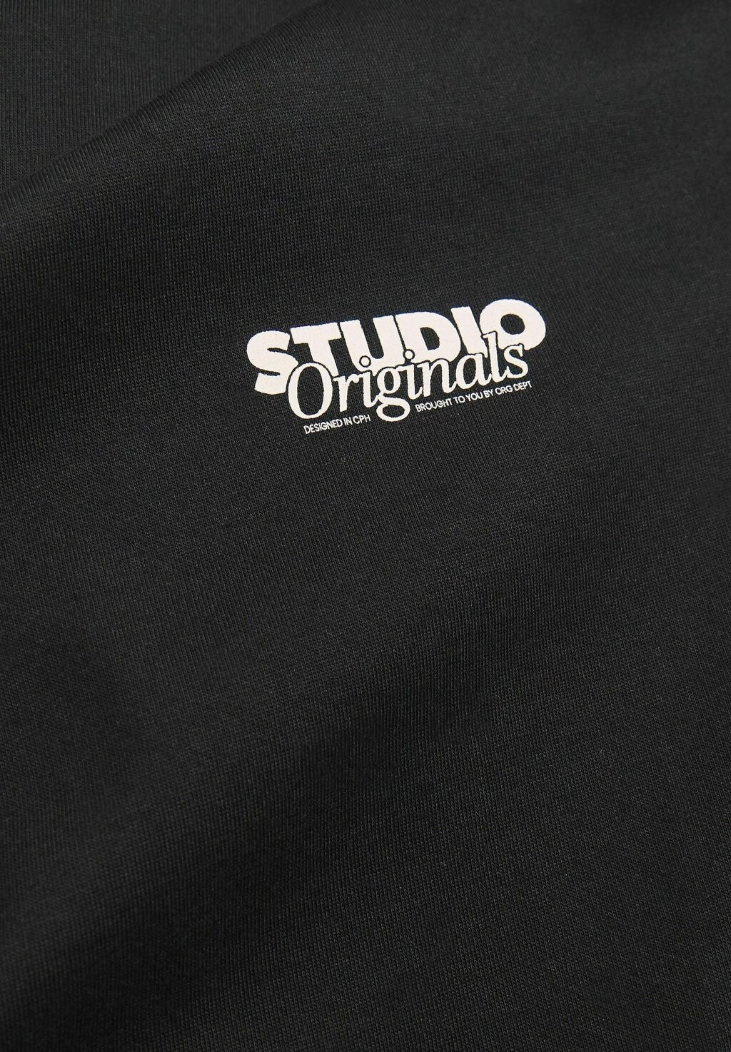 

Футболка с принтом JORVESTERBRO BACK SS CREW NECK Jack & Jones, черный