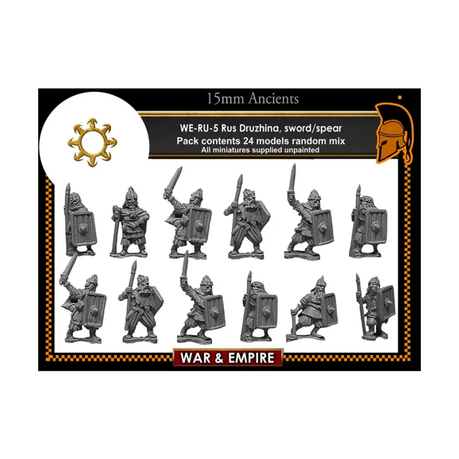 

Копейщики (Пакет B), War & Empire - Dark Ages Miniatures - Rus (15mm)