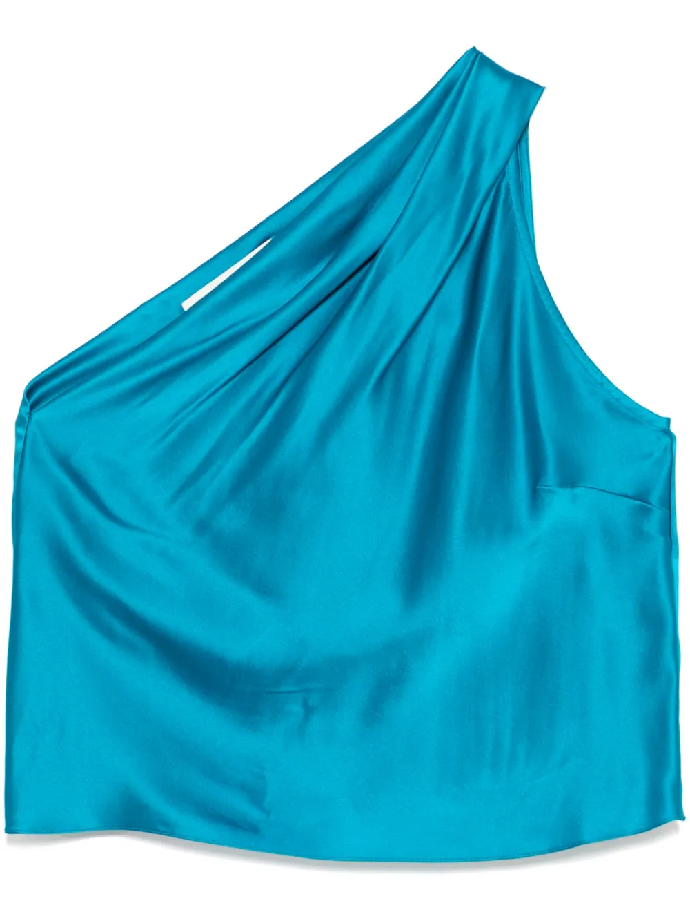 

Топ асимметричного кроя с вырезом халтер Michelle Mason, синий