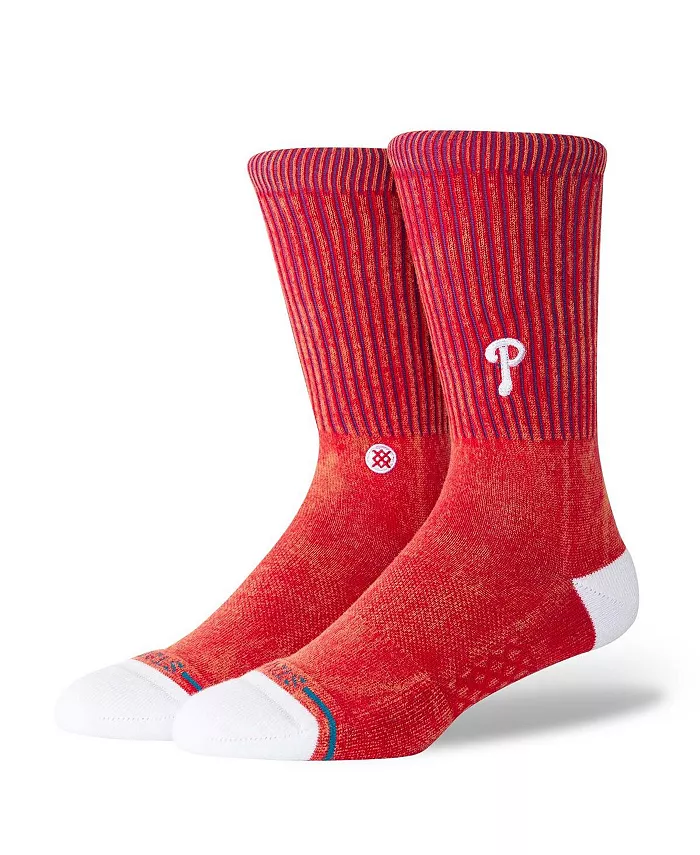 

Мужские и женские красные носки Philadelphia Phillies Bags Crew Stance