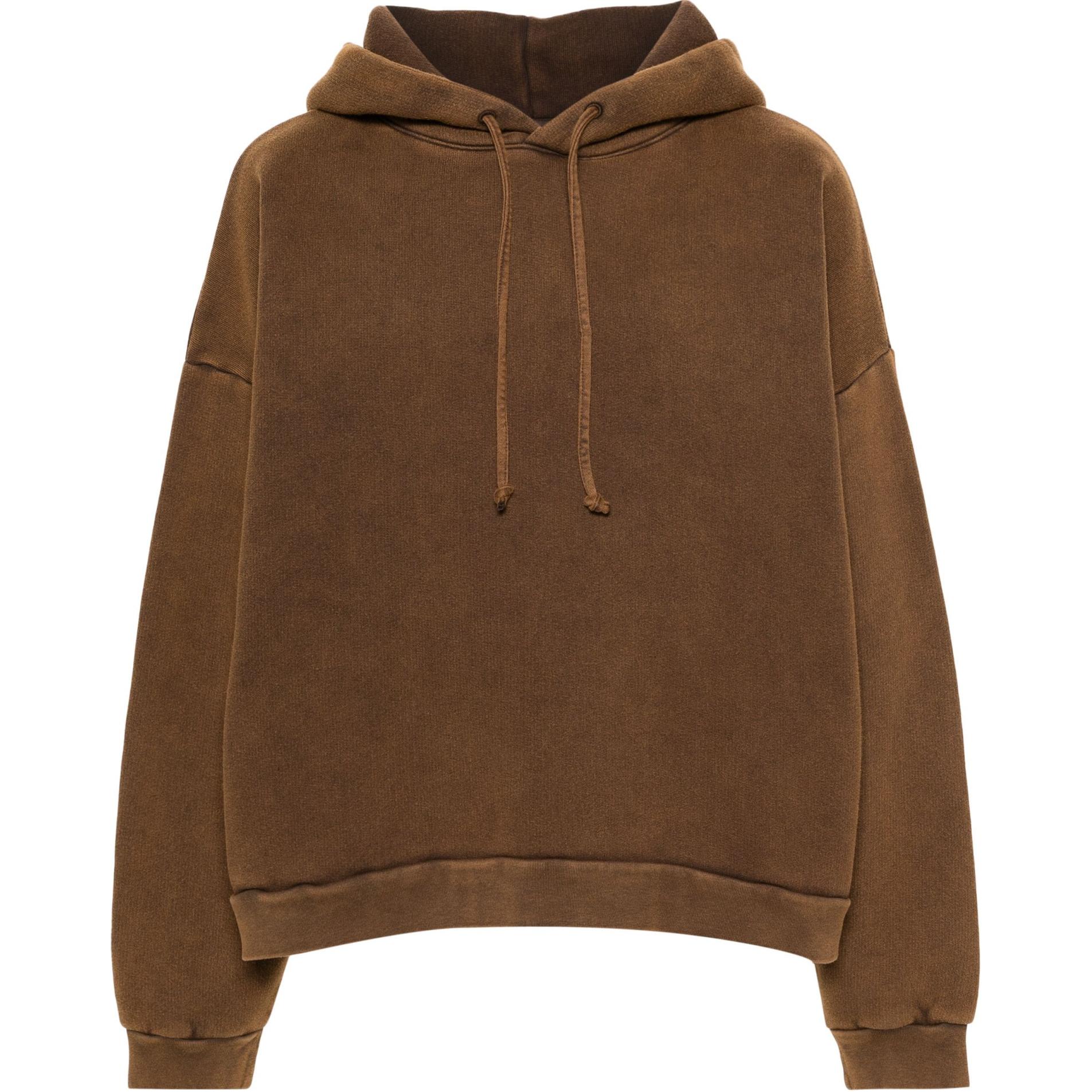 

Худи с нашивкой-логотипом Acne Studios, шоколадный