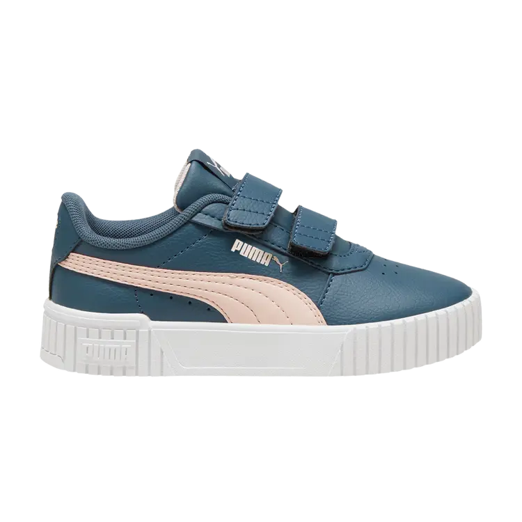 

Кроссовки Carina 2.0 Velcro Little Kid, цвет Grey Skies Island Pink