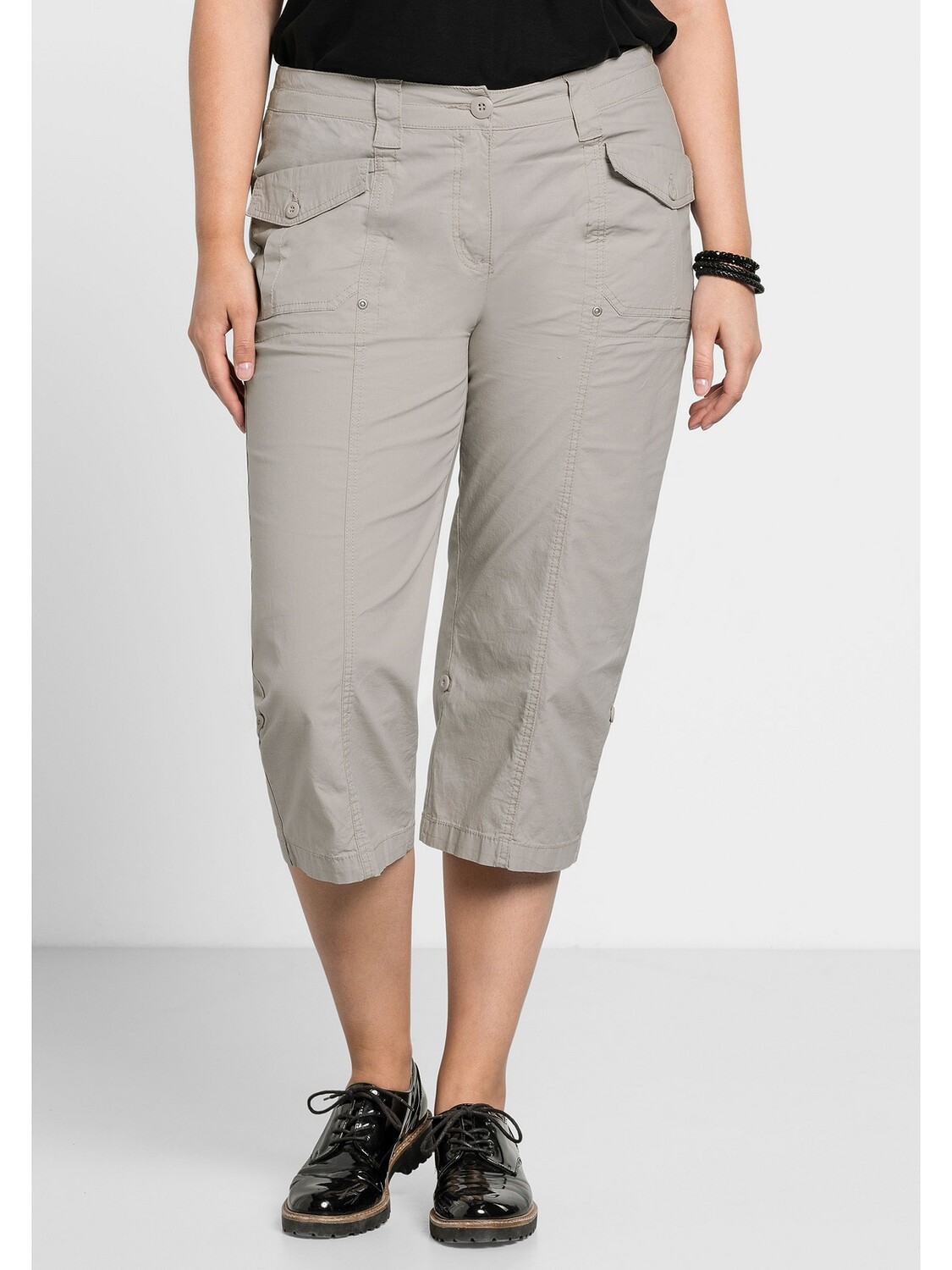 

Брюки sheego 3/4 Hose, бежевый