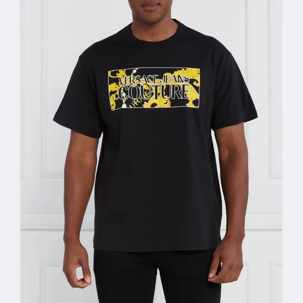 

Футболка стандартного кроя Versace, черный