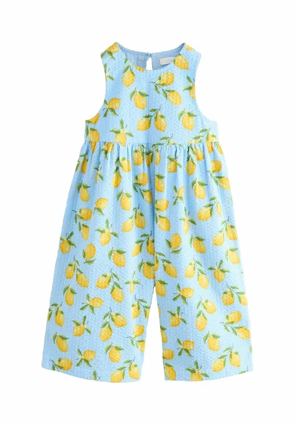 Комбинезон Next, blue lemon print, голубой с лимонным принтом