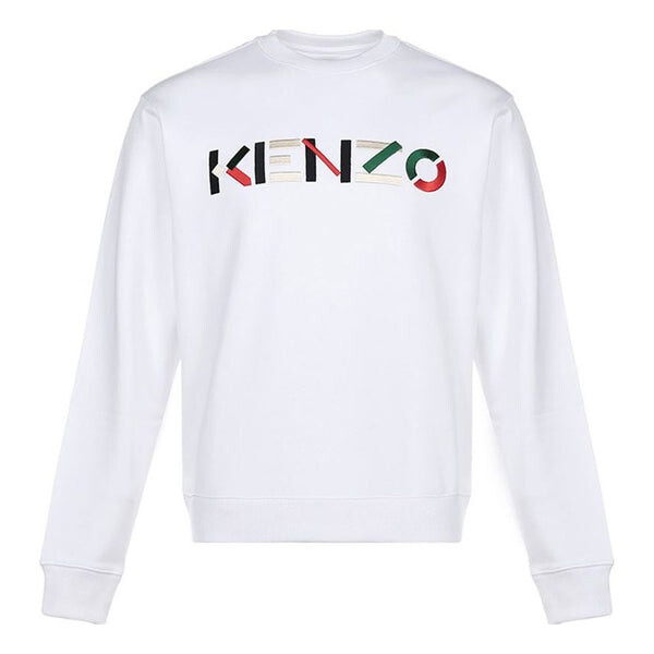 

Толстовка men's fw20 embroidered logo pullover white Kenzo, белый