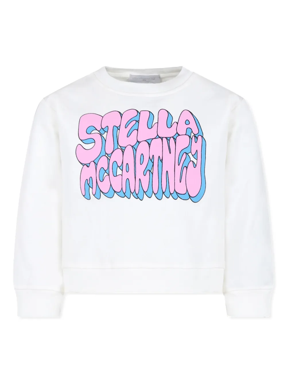 

Толстовка из органического хлопка с логотипом Stella McCartney Kids, белый