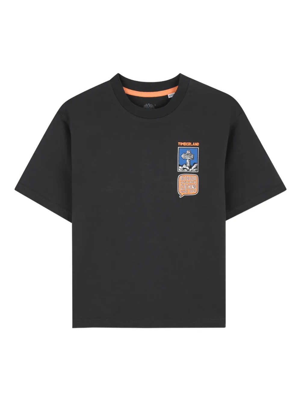 

Футболка с графичным принтом Timberland Kids, черный