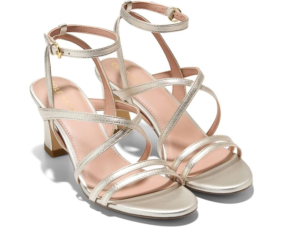 

Сандалии Cole Haan Addie Strappy, цвет Soft Gold Leather