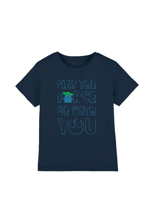 Футболка с принтом star wars grogu the force Star Wars, Dark Blue