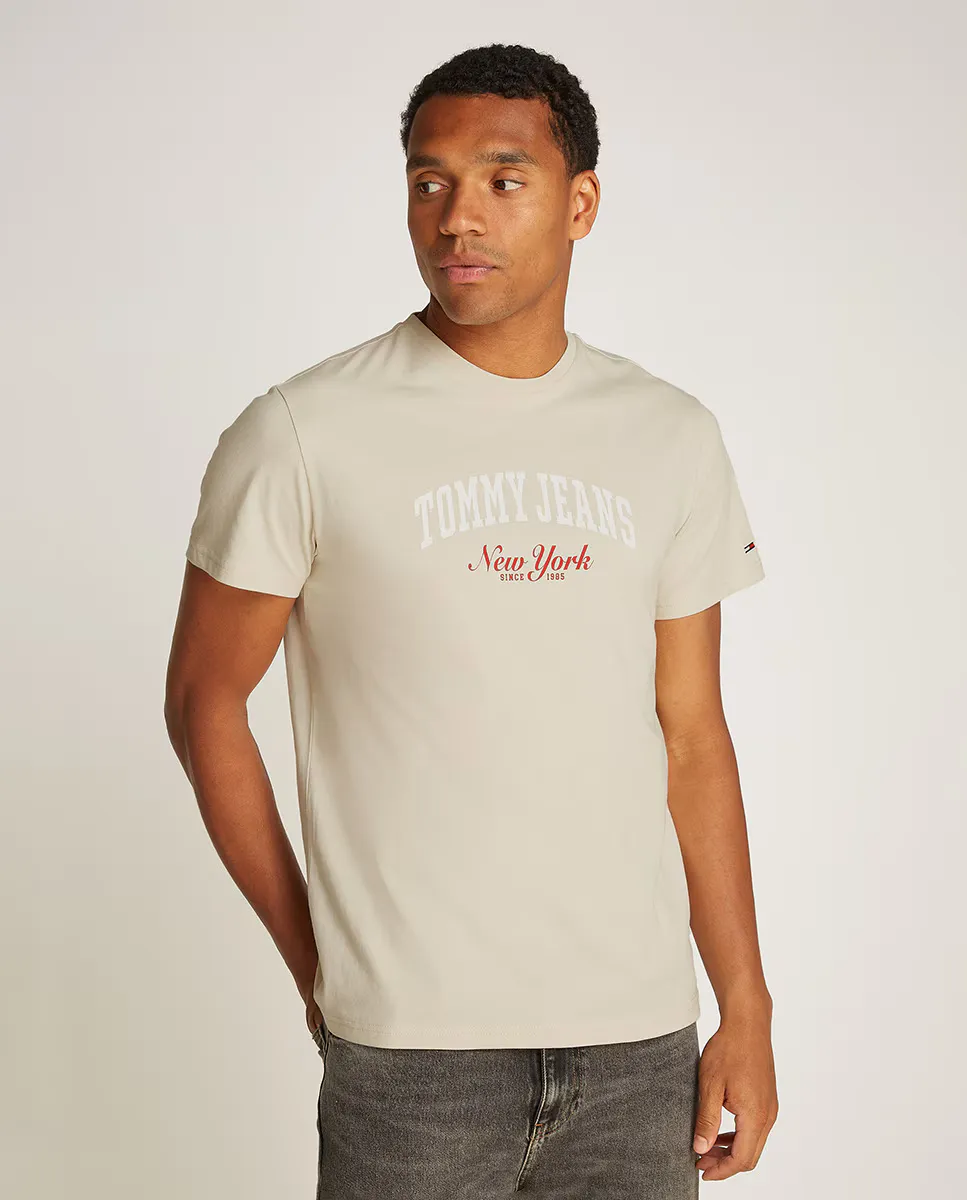 

Мужская футболка приталенного кроя с короткими рукавами Tommy Jeans, жёлтый