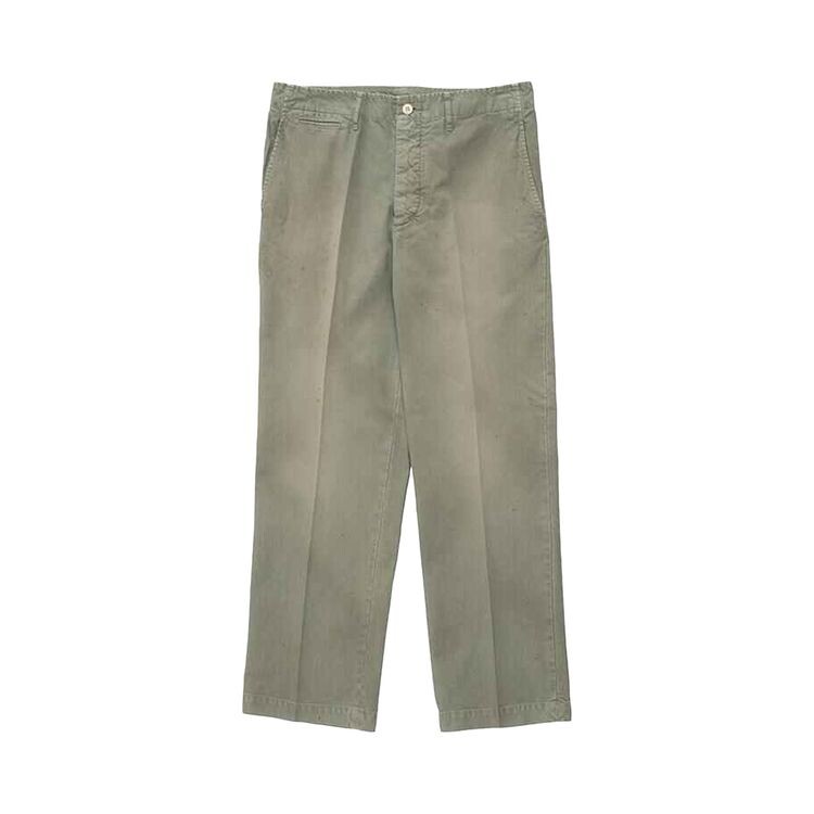 

Брюки Visvim Damaged Chino Pants Light Green, зеленый