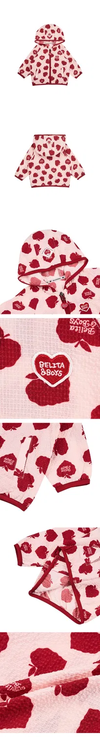 Детская ветровка с капюшоном темно-красная от Belita&Boys — фото 3