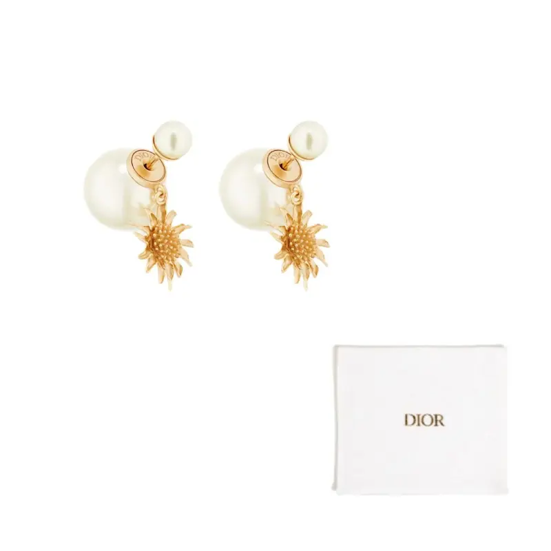 

DIOR Серьги Metal, Resin для женщин, цвет Gold