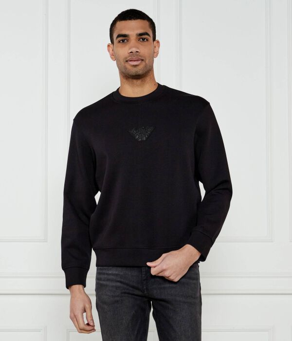 

Свитер Regular fit Emporio Armani, черный