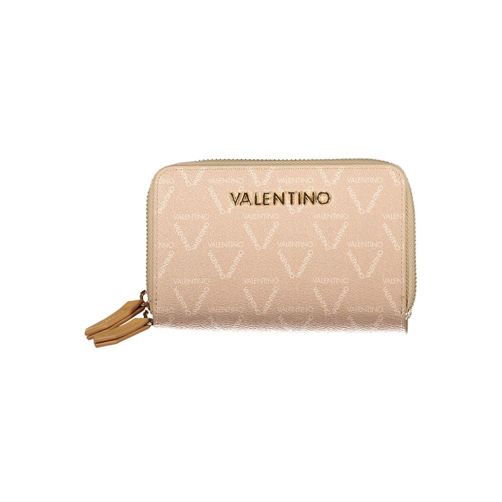 

Бежевый полиэтиленовый женский кошелек Valentino Bags