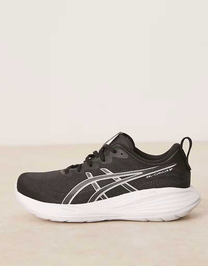 Кроссовки для бега Asics Gel-Cumulus 27 черного и бетонного цвета — фото 2