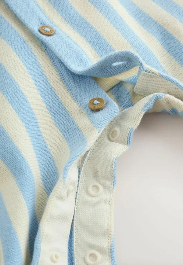 Футболка Regular fit and set body Next, blue stripe, синяя полоска — фото 3