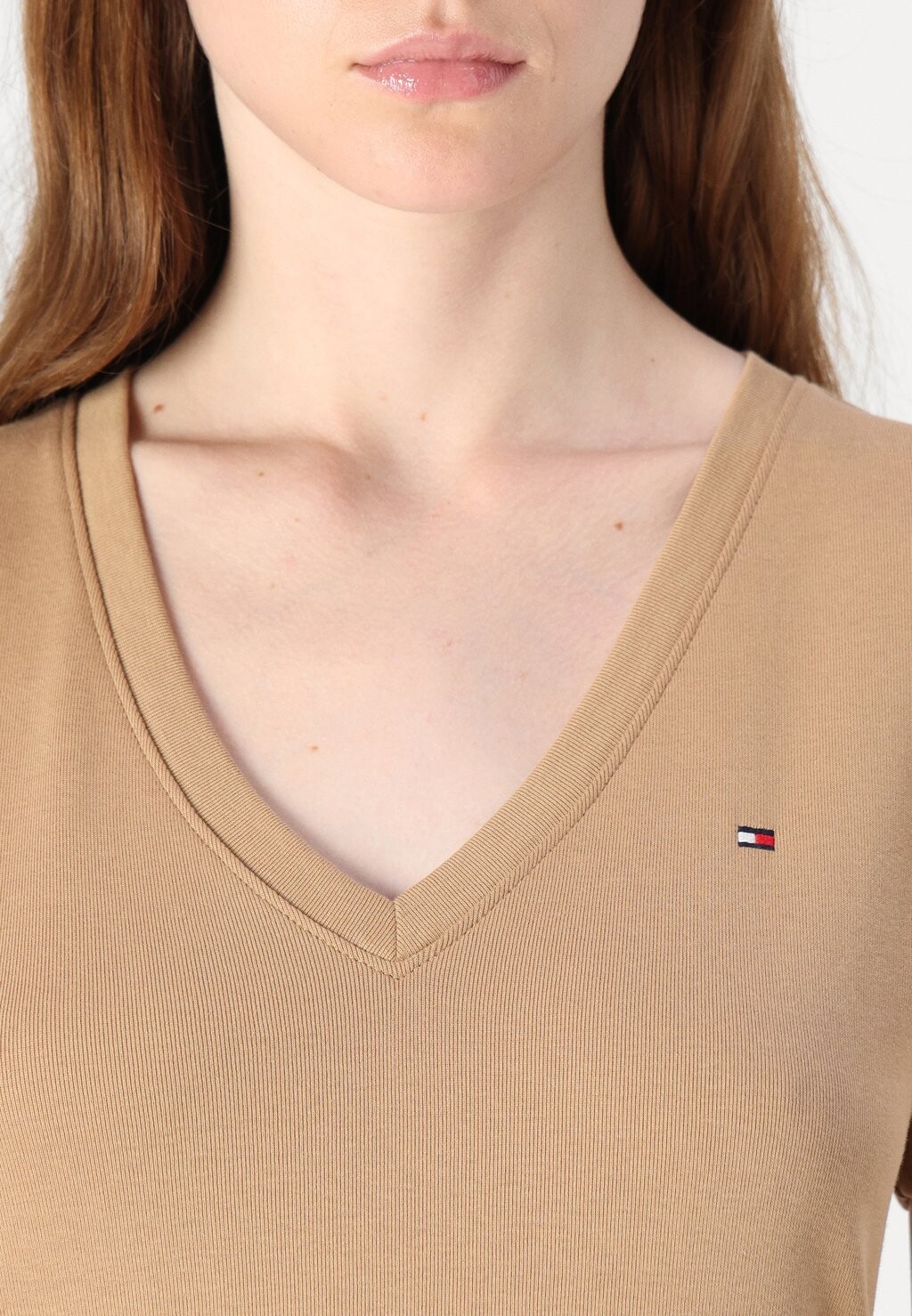 

Футболка с принтом NEW SLIM CODY Tommy Hilfiger, бежевый
