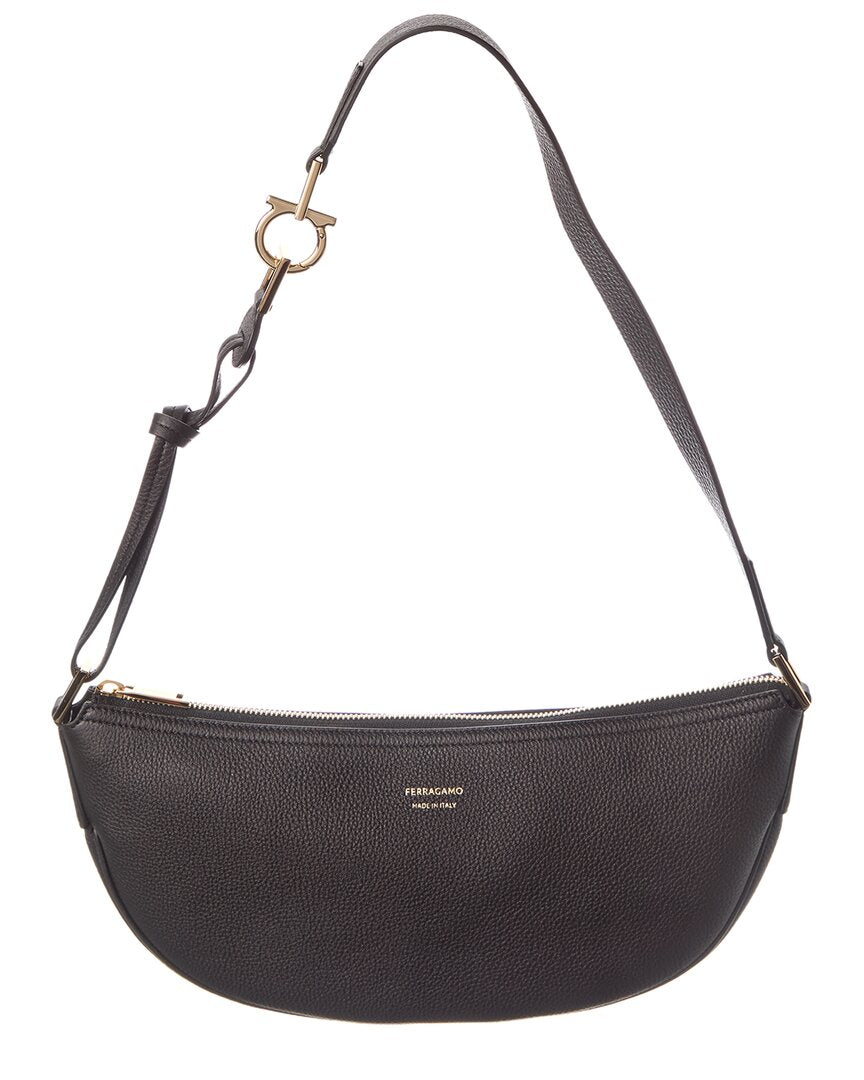 

Кожаная сумка-хобо Ferragamo Salvatore Ferragamo, черный