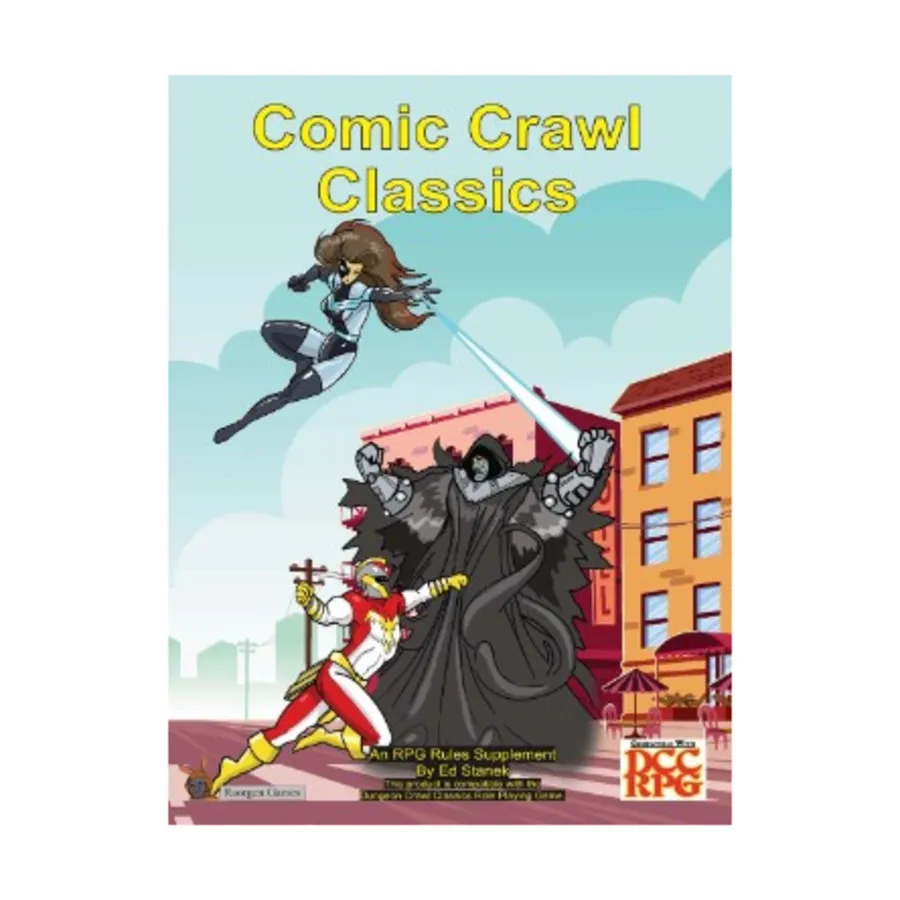 

Comic Crawl Classics, RPG Supplements (Raorgen Games), твердый переплет