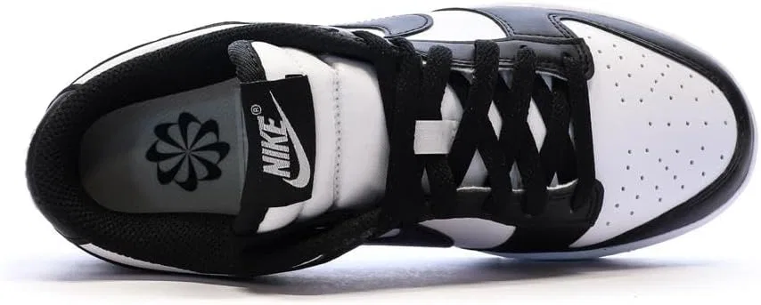 Мужские скейтбордистские кроссовки Nike Dunk Low Retro, белый/черный — фото 4