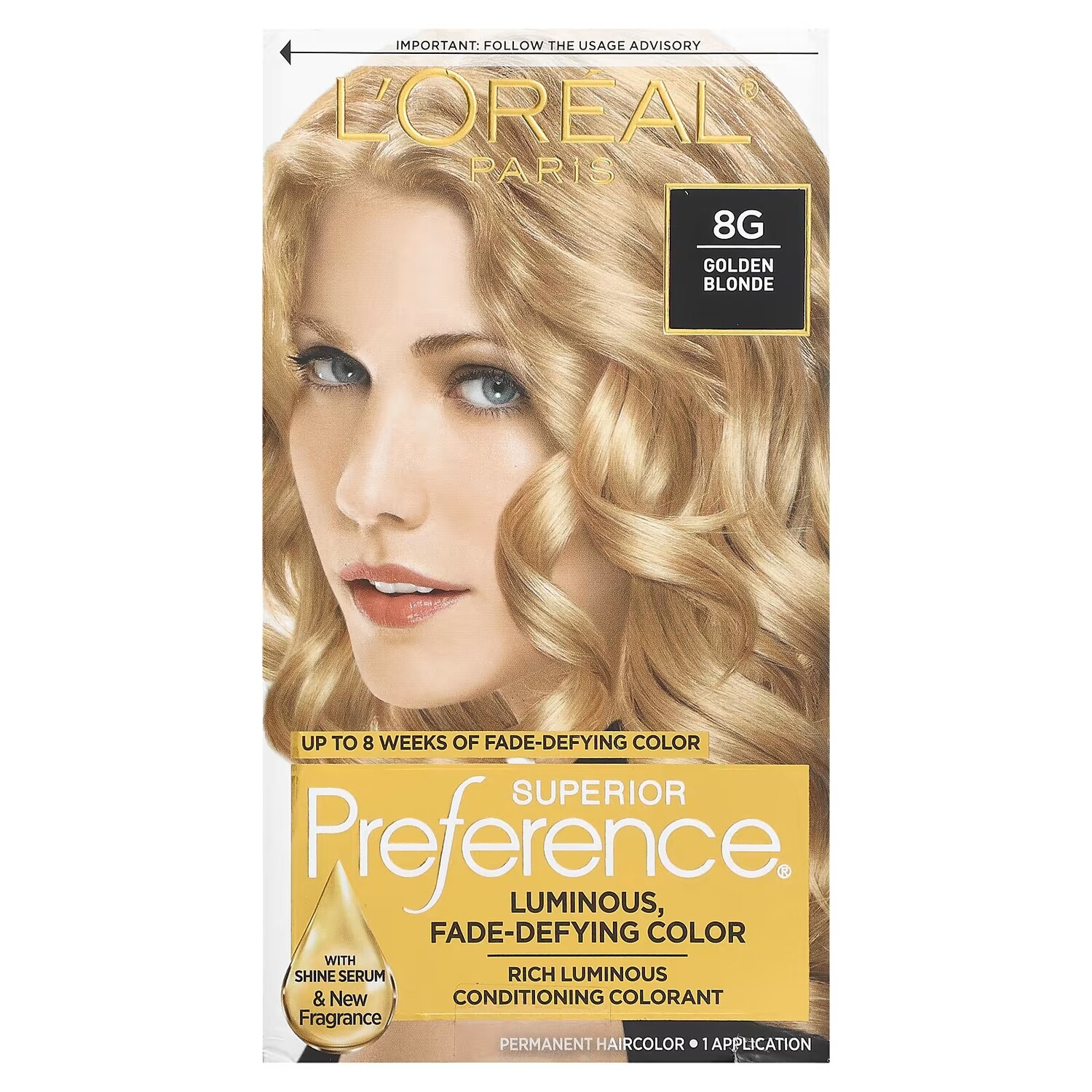 

Кондиционер L'Oréal Superior Preference Luminous 8G золотой блондин