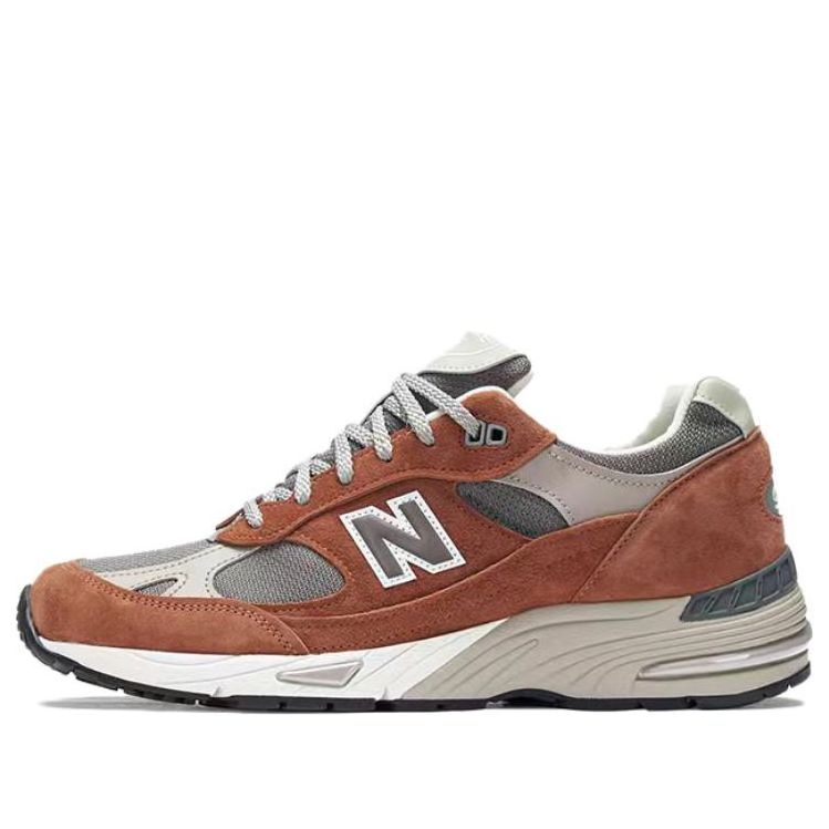 

Кроссовки New Balance 991v1 'Made in UK Sequoia Falcon', коричневый