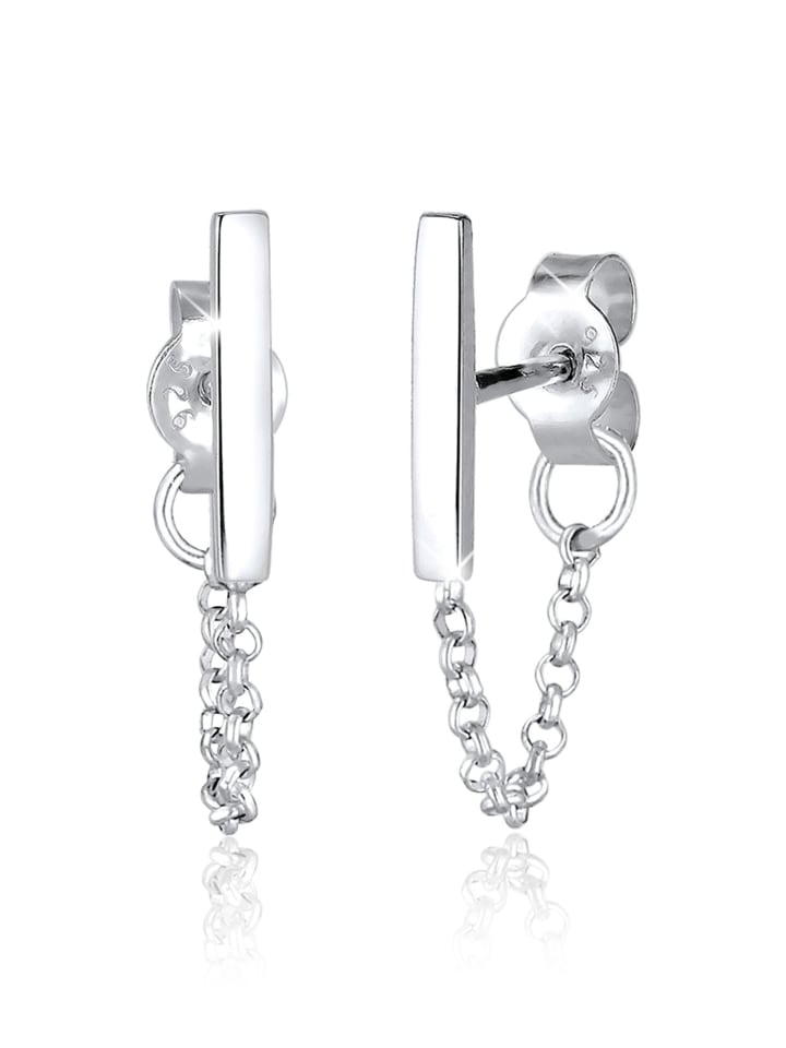 

Elli Серьги из серебра 925 пробы с геометрическим узором