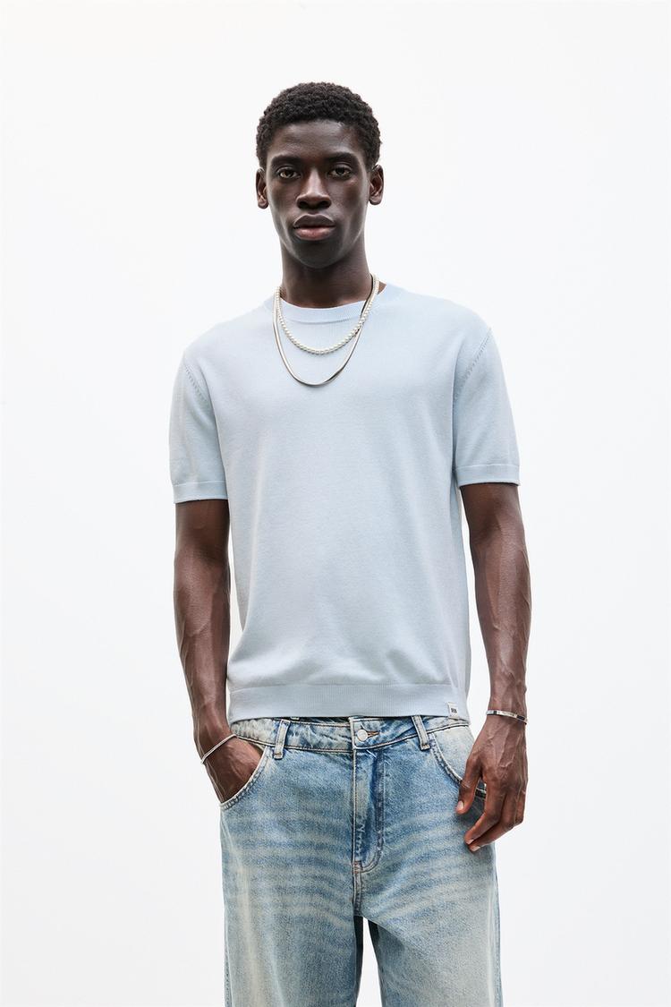 

Трикотажная футболка с коротким рукавом Pull And Bear, мультиколор