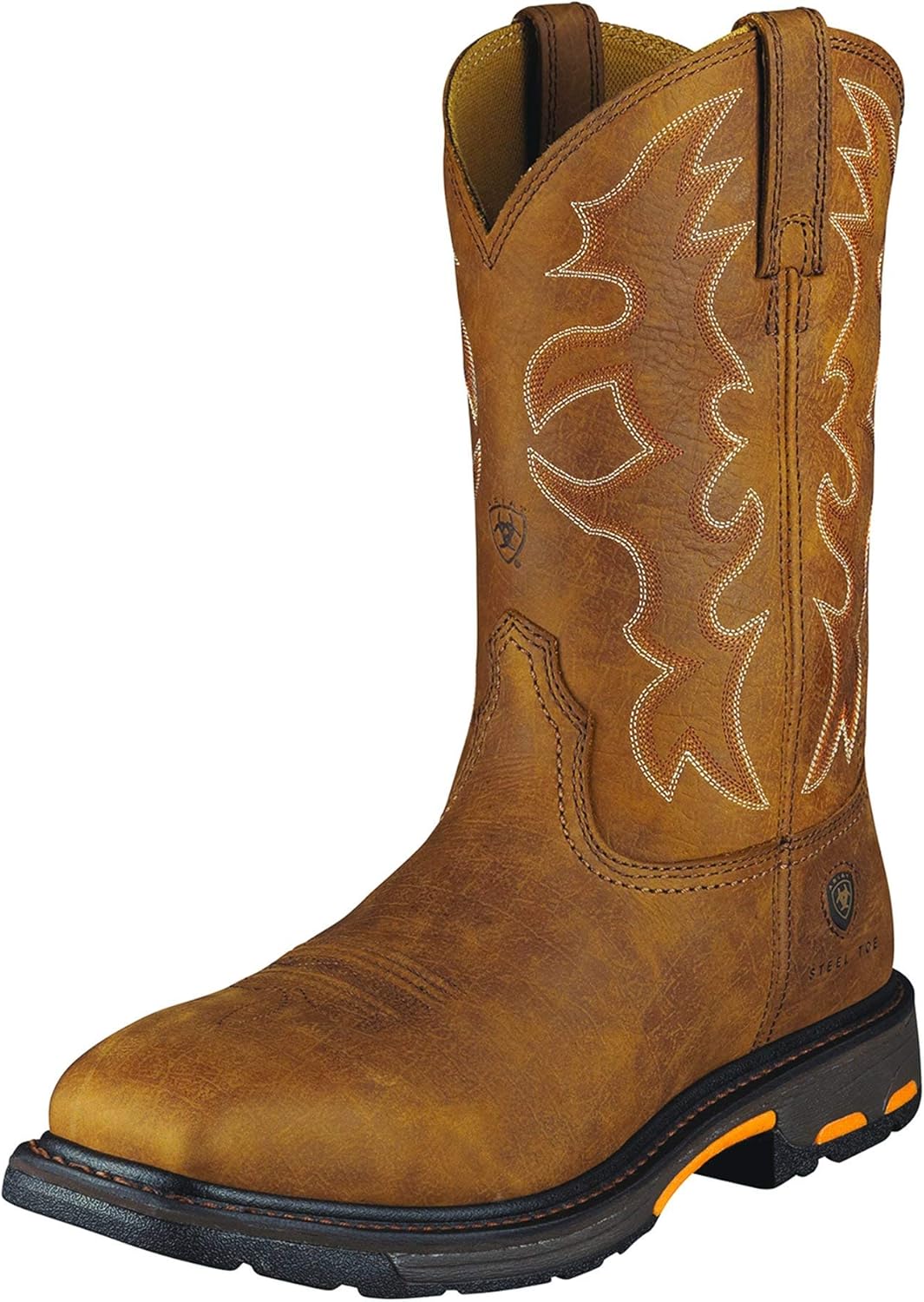 Мужские рабочие ботинки Ariat Workhog с квадратным носком и стальным подноском — фото 2