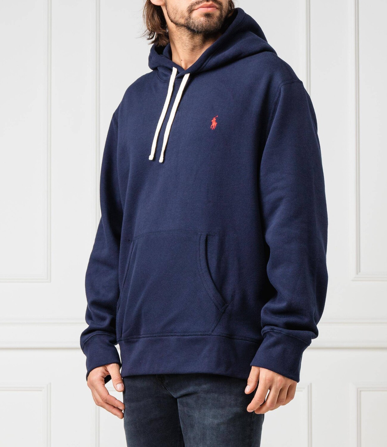 Толстовка POLO RALPH LAUREN lspohood m2 regular fit, темно-синий — фото 3
