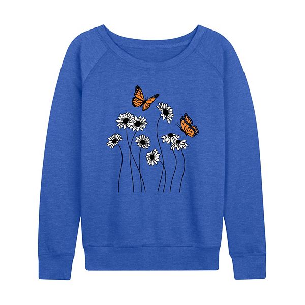 

Футболка с длинным рукавом French Terry Plus Size Wildflower Garden Licensed Character, Heather Royal Blue, Синий, Футболка с длинным рукавом French Terry Plus Size Wildflower Garden Licensed Character, Heather Royal Blue