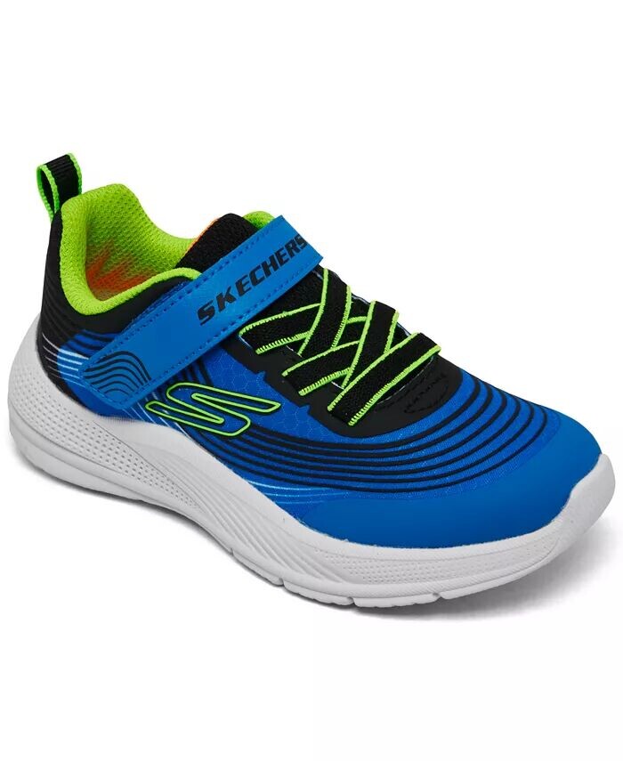 

Кроссовки Microspec Advance для малышей с застежкой-ремешком от Finish Line Skechers, синий