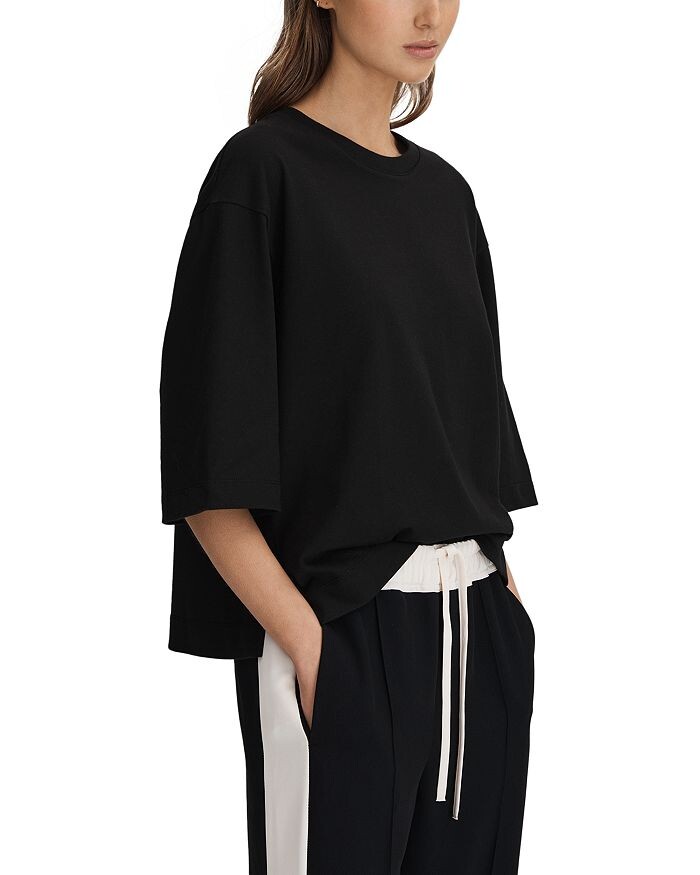 

Футболка оверсайз REISS Cassie, черный