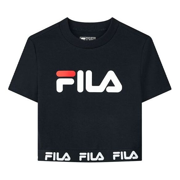 

Футболка logo printing round-neck tee blue Fila, синий