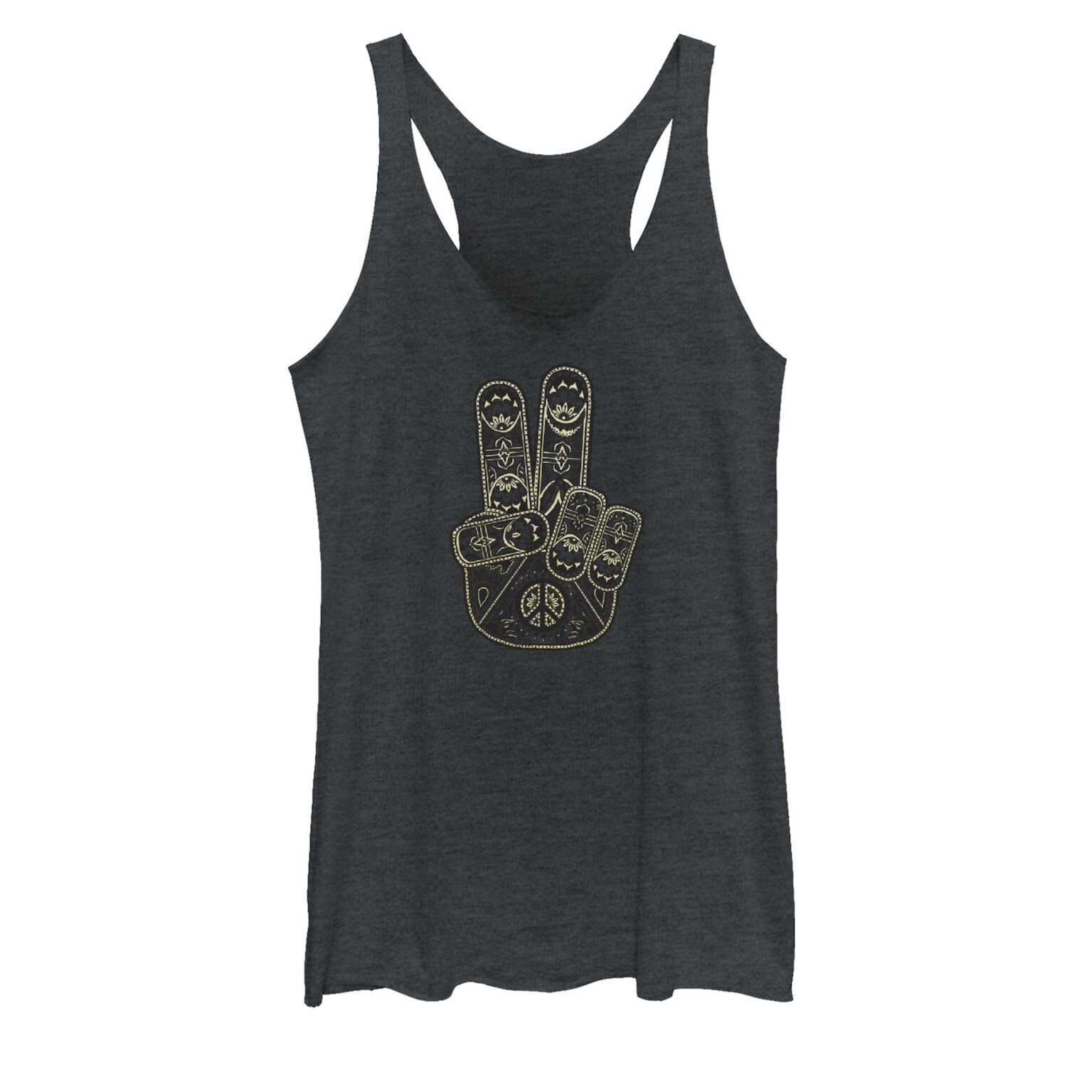 

Майка с рисунком Peace Hand в стиле бохо для юниоров Tie-Dye Peace Hand