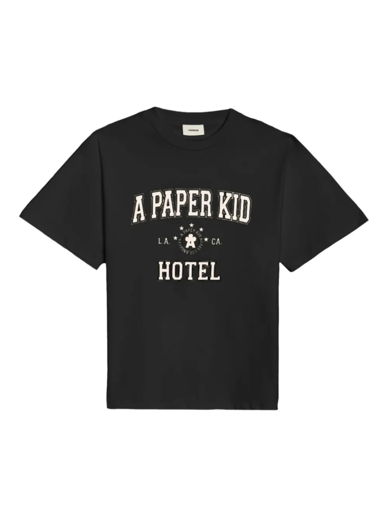 

Футболка с графическим принтом A Paper Kid, черный