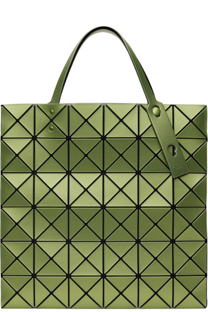 

Сумка-тоут Lucent W зеленого и желтого цвета BAO BAO ISSEY MIYAKE