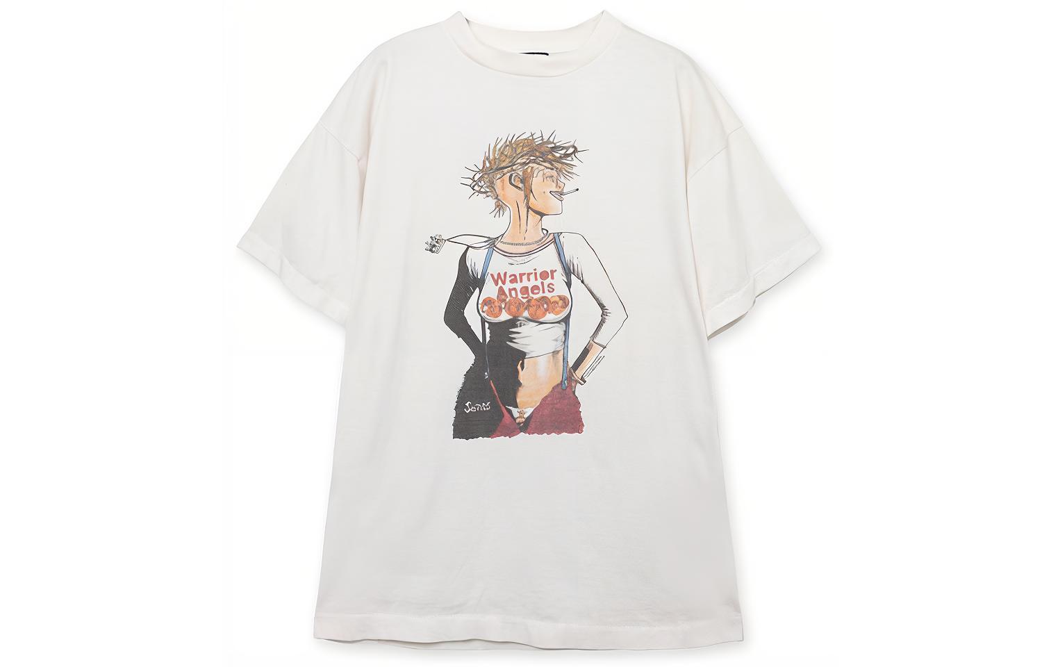 

Футболка Saint Michael Punk Girl SAINT Mxxxxxx, белая