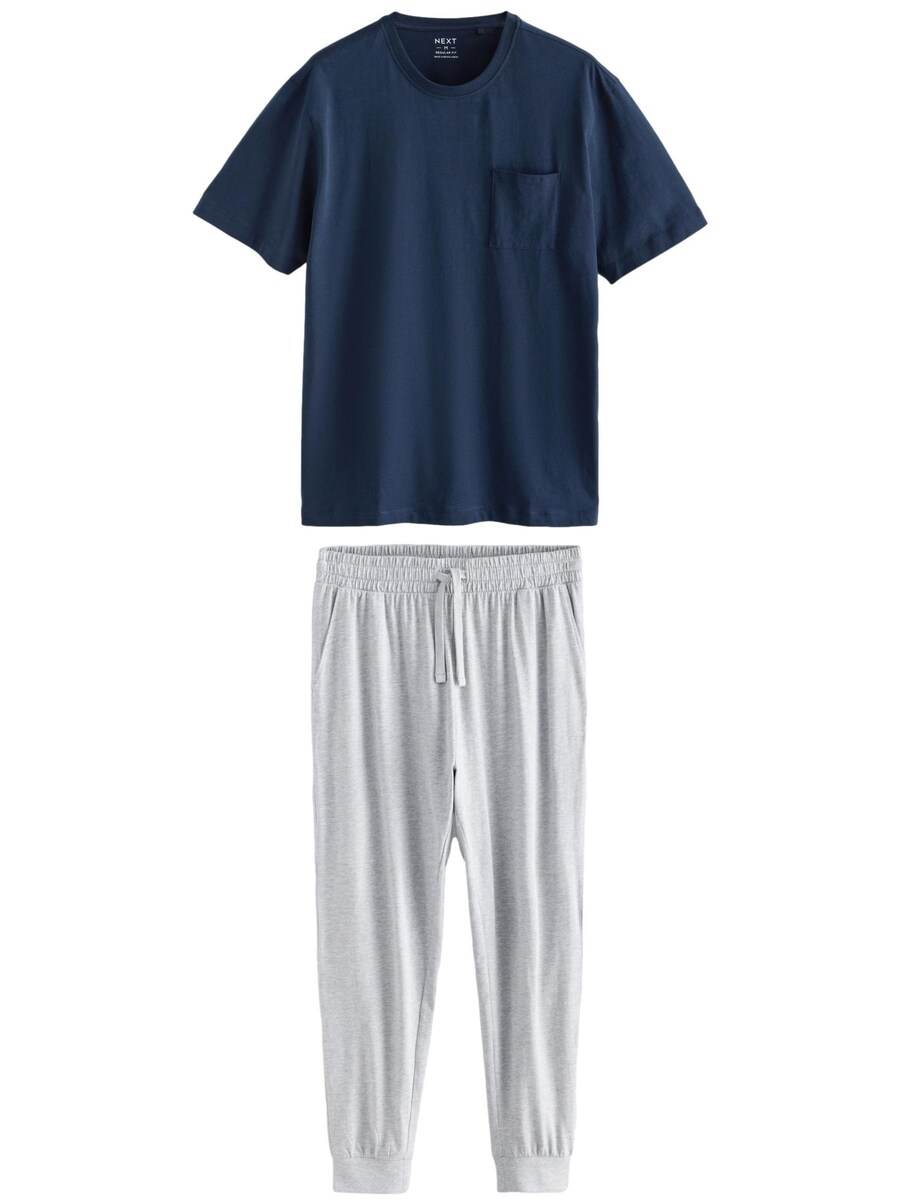 

Длинная пижама Next, цвет Navy/Grey