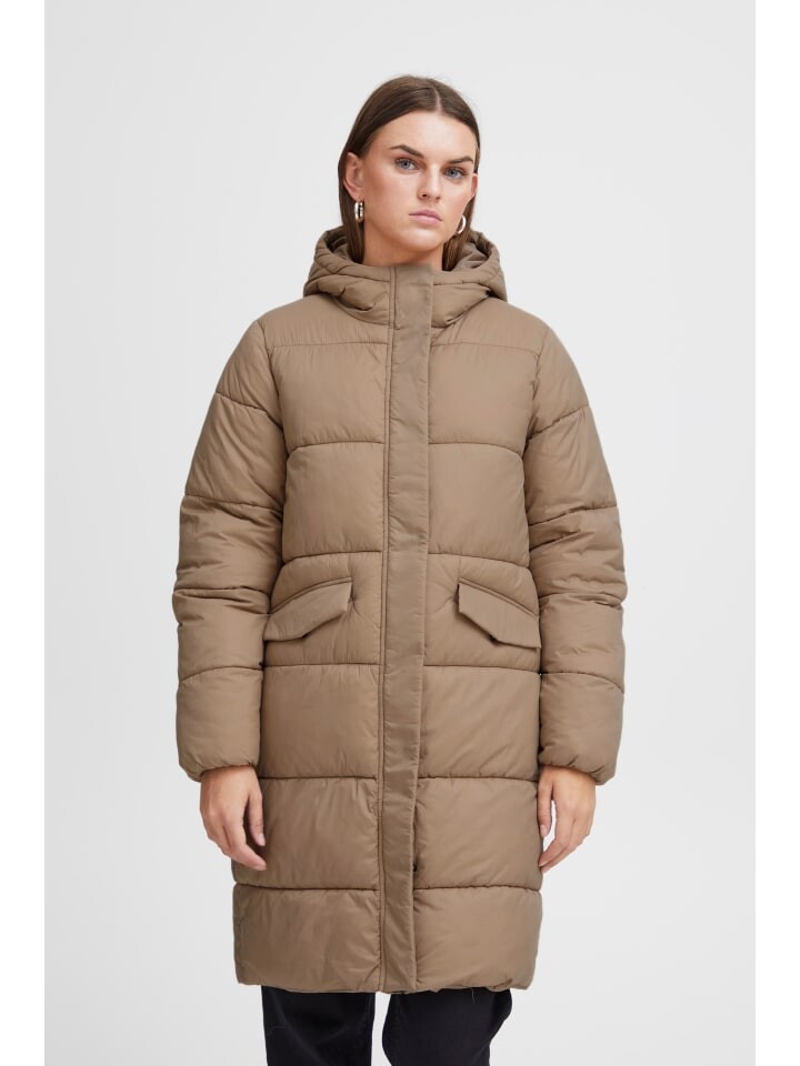 

Пуховик ICHI Winterjacke IHZORANA JA2 20121298, коричневый