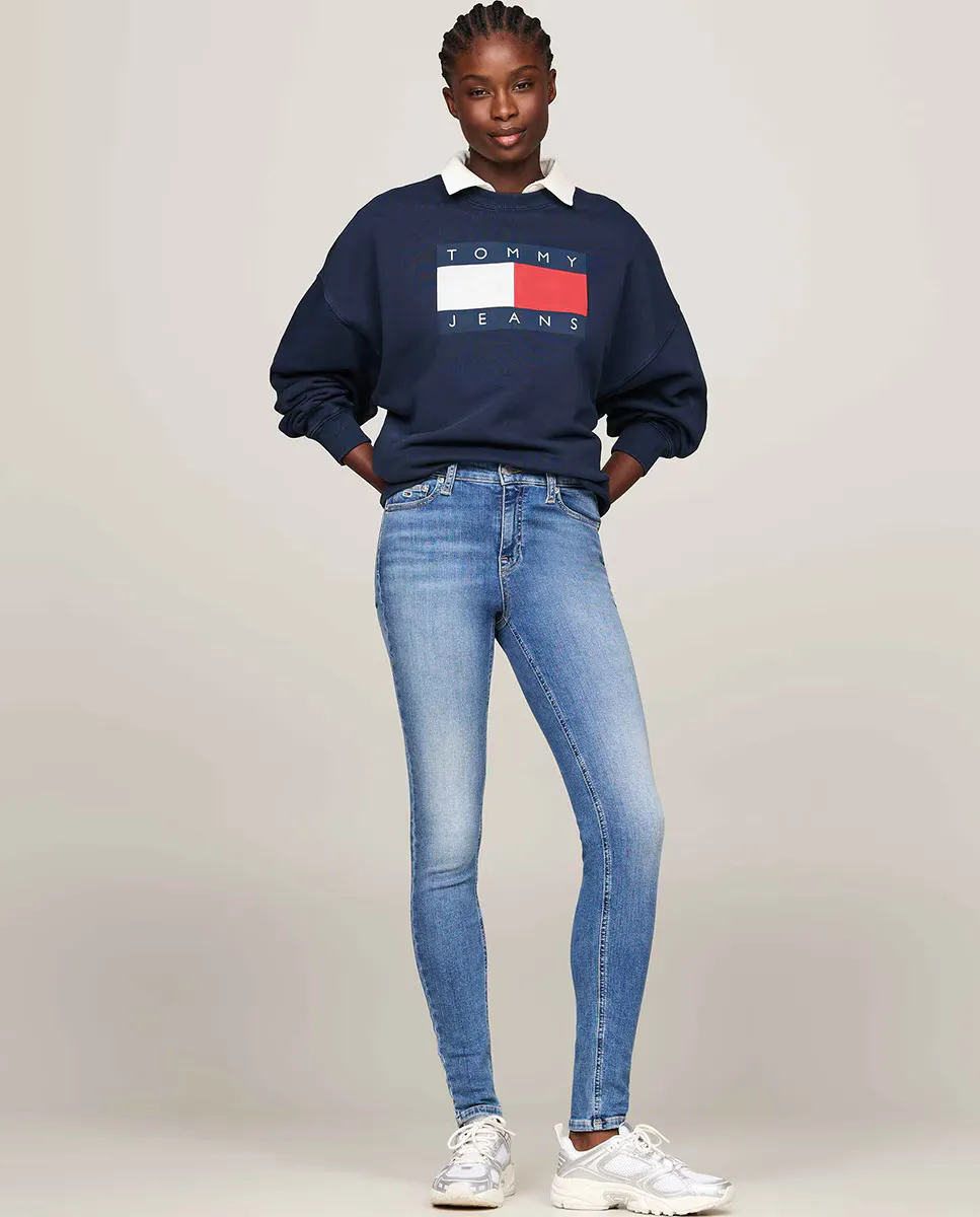 

Nora женские джинсы средней посадки Tommy Jeans, цвет Azul Índigo