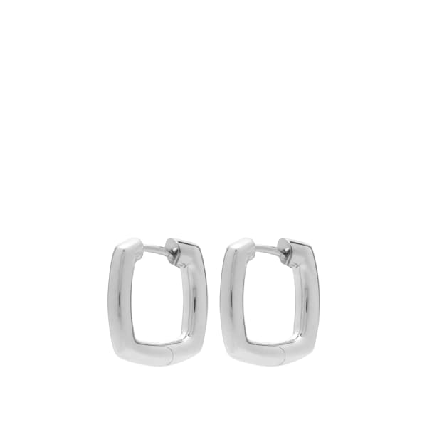 

Серьги-Кольца в оправе - маленькие Tom Wood, серебро