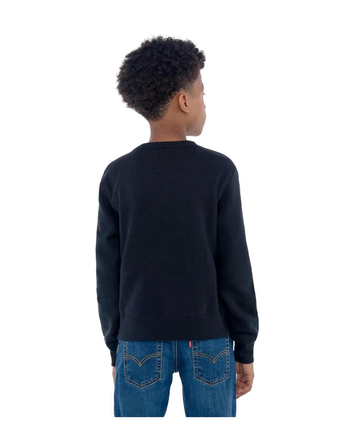 Свитшот Batwing Crewneck Levi's, черный — фото 2