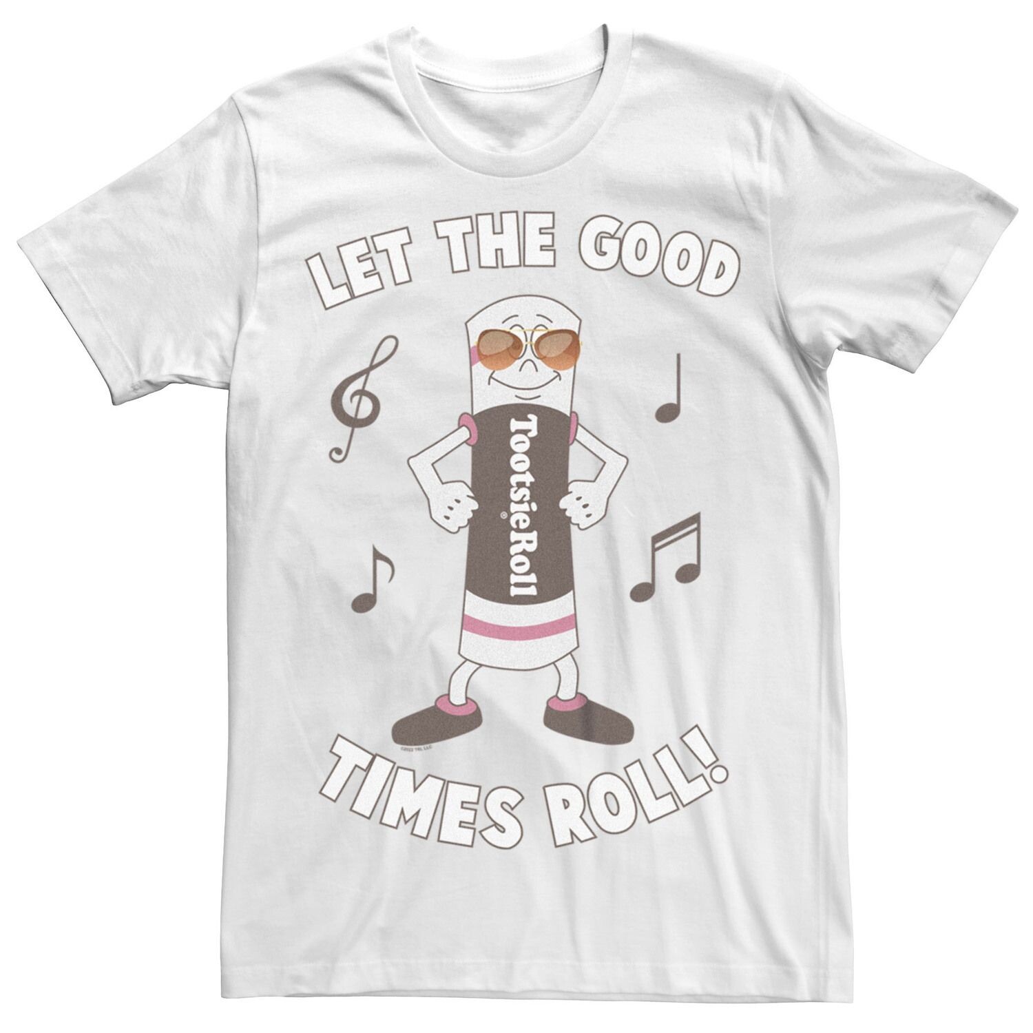 

Мужская футболка Tootsie Roll Let Good Times Roll Licensed Character