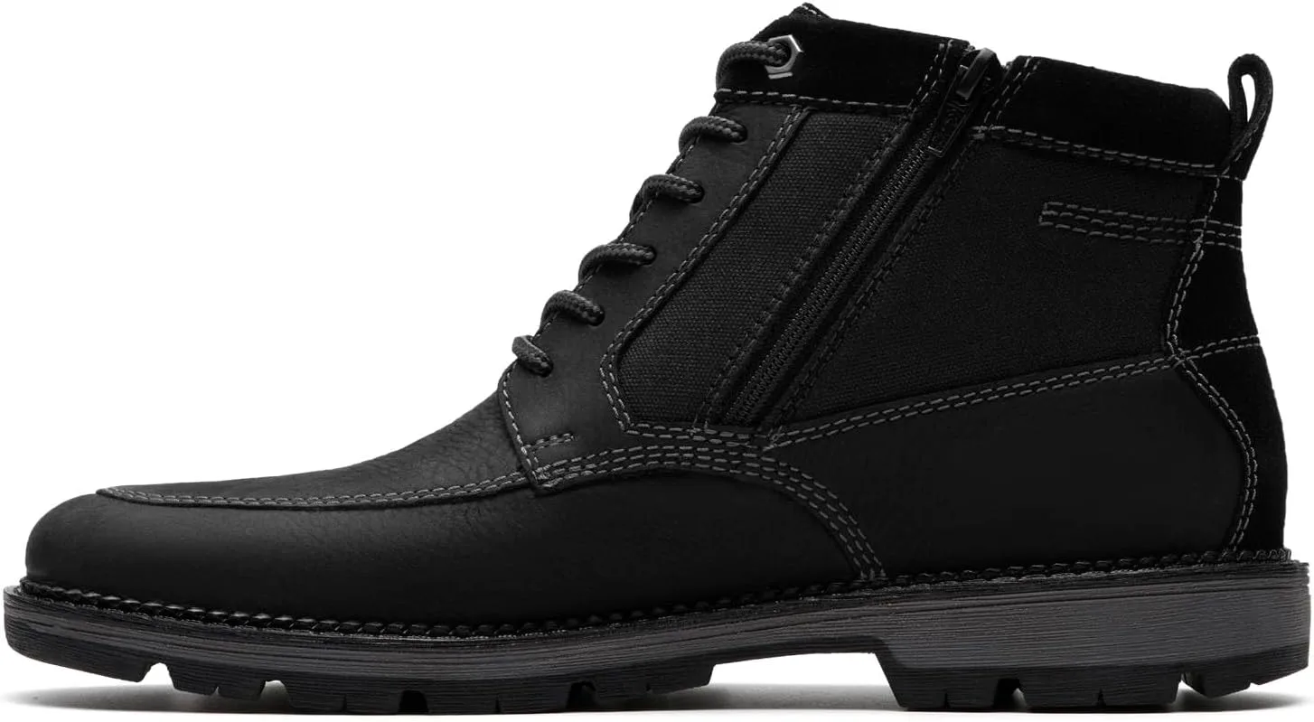 Мужские ботинки Clarks Maplewalk Rise, черный — фото 3