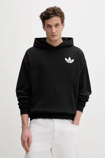 Худи World Wide Hoops Adidas Originals, черный — фото 3
