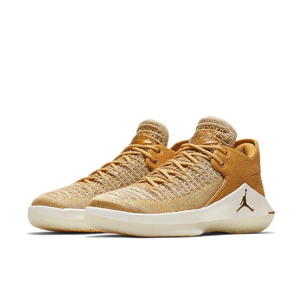 Кроссовки 32 низкие Air Jordan, золотой — фото 3